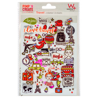 Walther Travel Fun Sticker Set ST7001