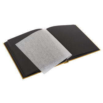 Goldbuch fotoalbum Bella Vista 27920 mosterd 30x31cm zwarte bladen