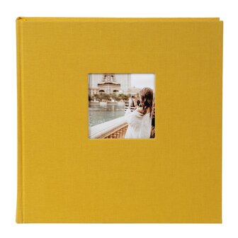 Goldbuch fotoalbum Bella Vista 24820 mosterd 25x25cm