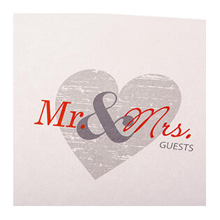 Mr &amp; Mrs gastenboek 50030