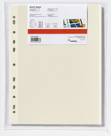 Walther zelfklevende fotobladen chamois (gebroken wit)