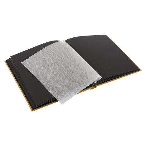 Goldbuch fotoalbum Bella Vista 27920 mosterd 30x31cm zwarte bladen