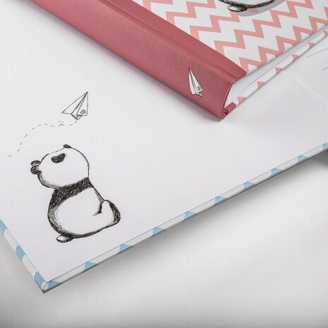 Walther baby album Little Panda blauw UK-281-L