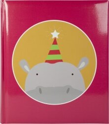 Henzo kinderalbum Jungle rood hippo 10.130.03