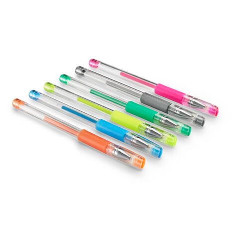 Hama Glitter gel pen set 6 kleuren