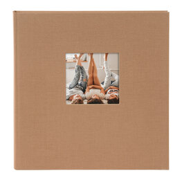 Goldbuch Bella Vista 27619 hazelnoot fotoalbum 30x31cm zwarte bladen